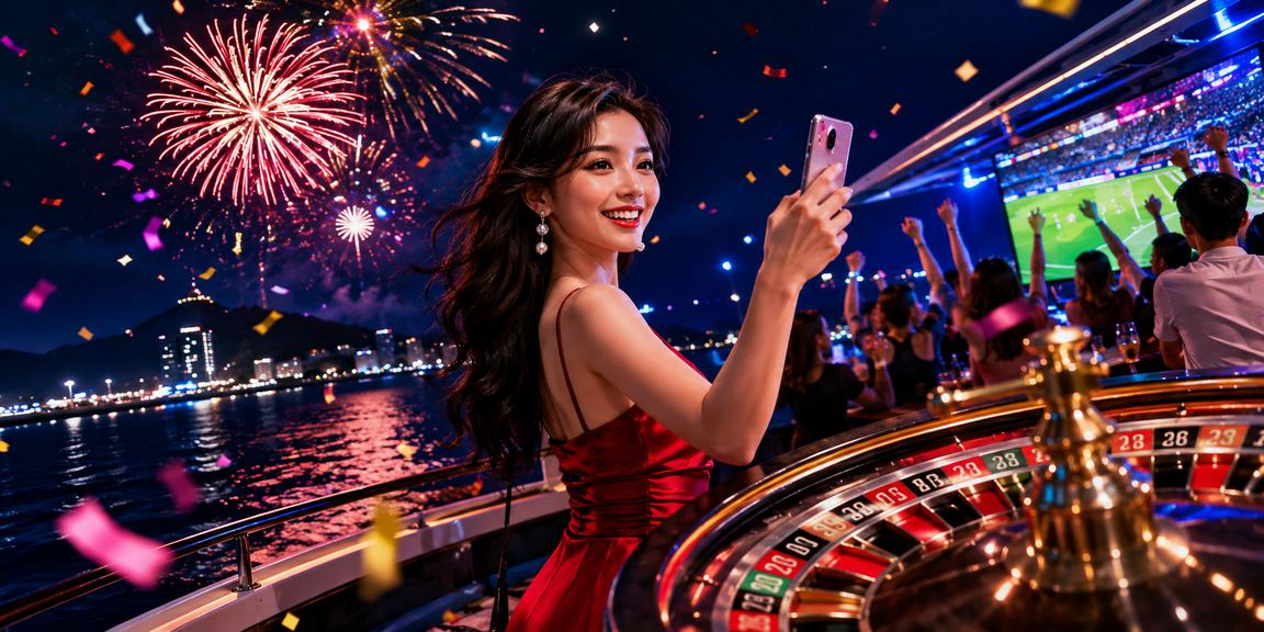 Người chơi tại Vũng Tàu thư giãn trên bãi biển và tham gia roulette trực tuyến trên điện thoại